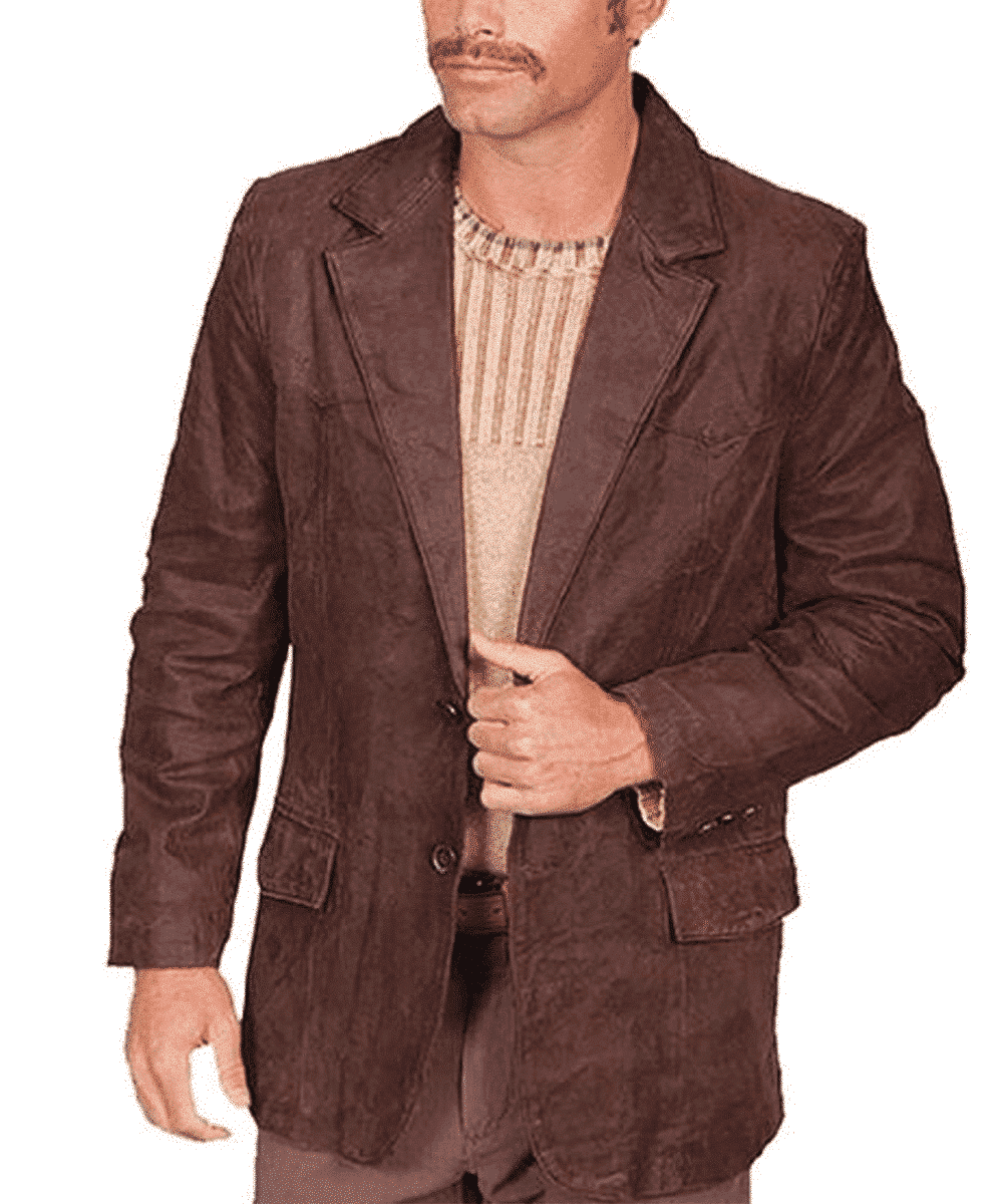 Scully Men's Suede Leather Blazer