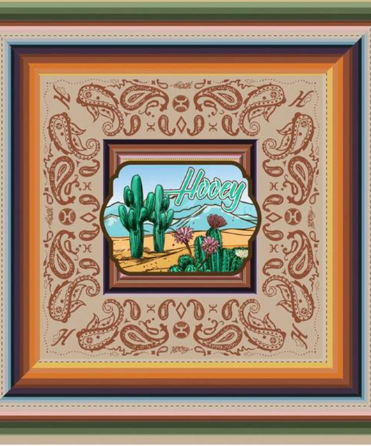 Hooey Paisley Sonora Wild Rag- Style #BANDANA20-SONORA-1 ! desc :  ! caption :