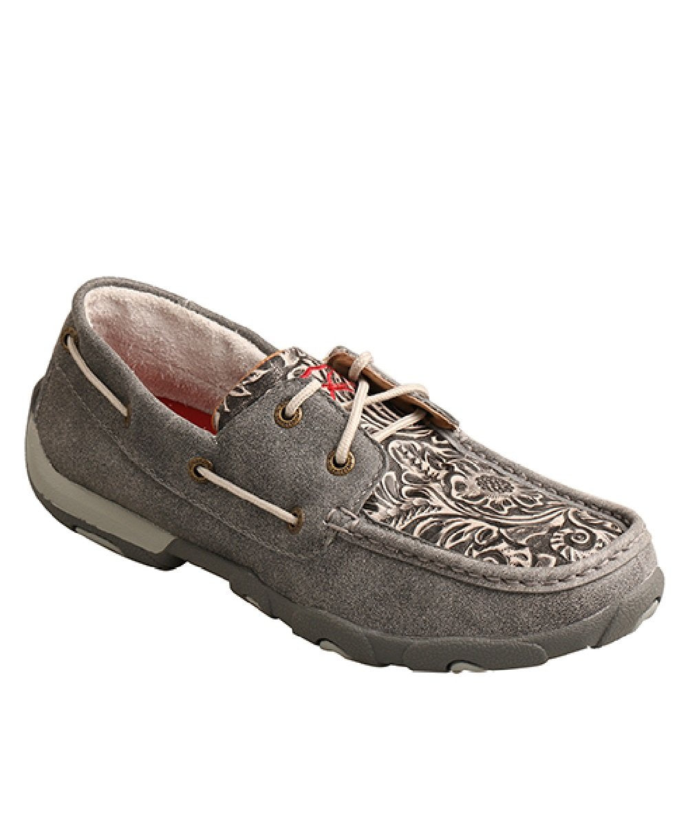 Twisted X Women's Boat Shoe Driving Moc- Style #WDM0130 ! desc :  ! caption :