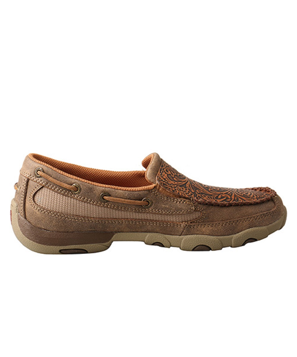 Twisted X Women's Slip On Driving Moc- Style #WDMS018 ! desc :  ! caption :