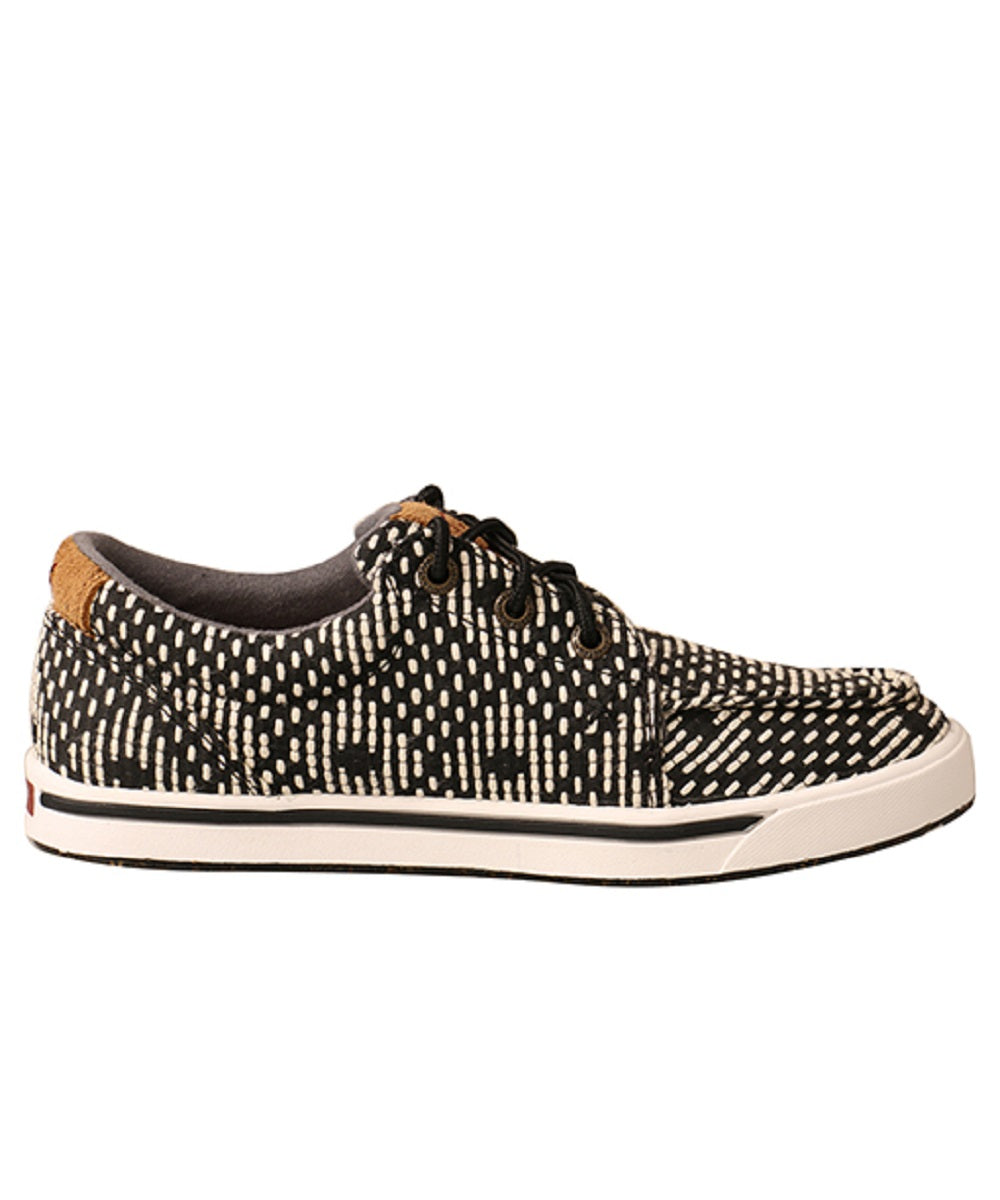 Twisted X Kids' Black And White Kicks Shoe- Style #YCA0008 ! desc :  ! caption :