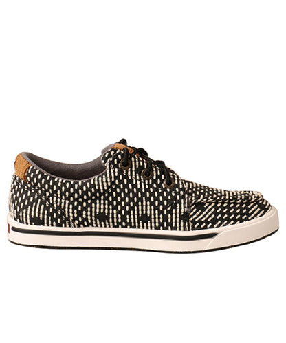 Twisted X Kids' Black And White Kicks Shoe- Style #YCA0008 ! desc :  ! caption :