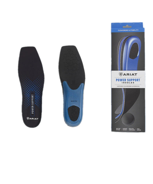 M&F Western Men's Ariat Power Support Wide Square Toe Insole- Style #A10032207 ! desc :  ! caption :