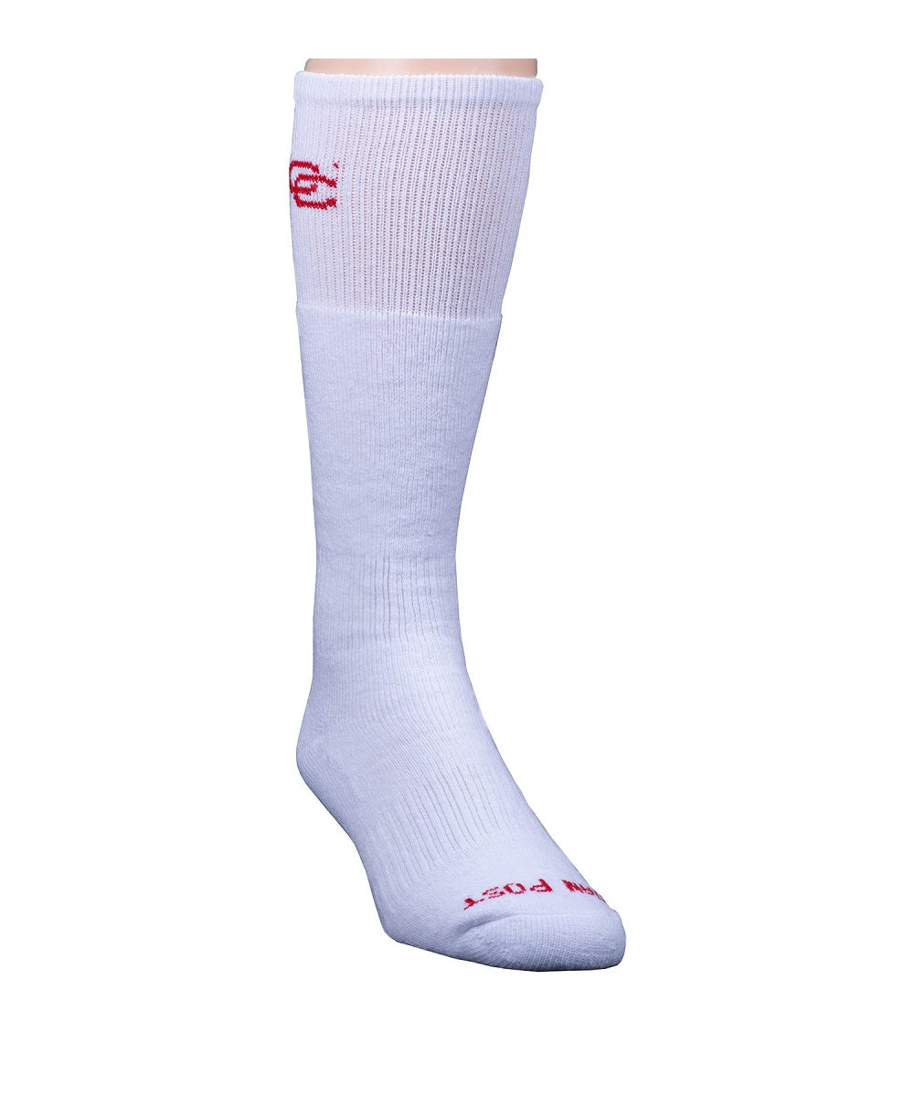 Dan Post Women's Over The Calf White Socks- Style #DPCGC9 ! desc :  ! caption :
