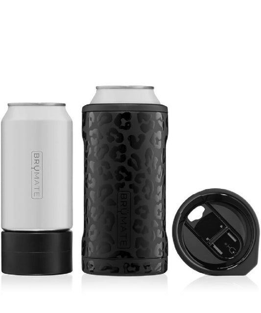 BrüMate Onyx Leopard Hopsulator Trio Can Cooler & Tumbler- Style #HT16OL ! desc :  ! caption :