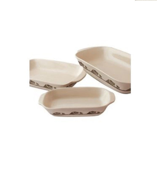 Moss Brothers 3 Piece Baking Dish Set- Style #HW-9302 ! desc :  ! caption :