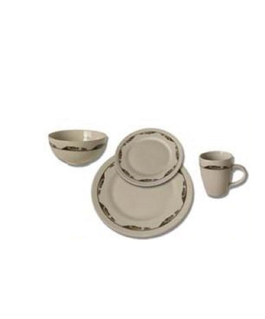 Moss Brothers 16 Piece Dinnerware- Style #HW-9902 ! desc :  ! caption :
