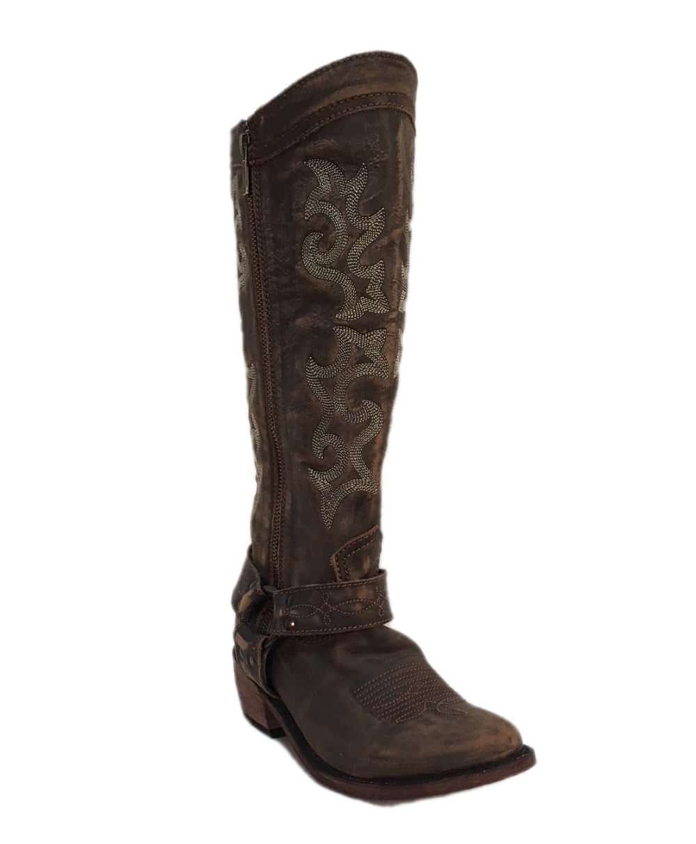 Liberty Black Women's Vintage Canela Tall Harness Boot- Style #LB 711135 ! desc :  ! caption :
