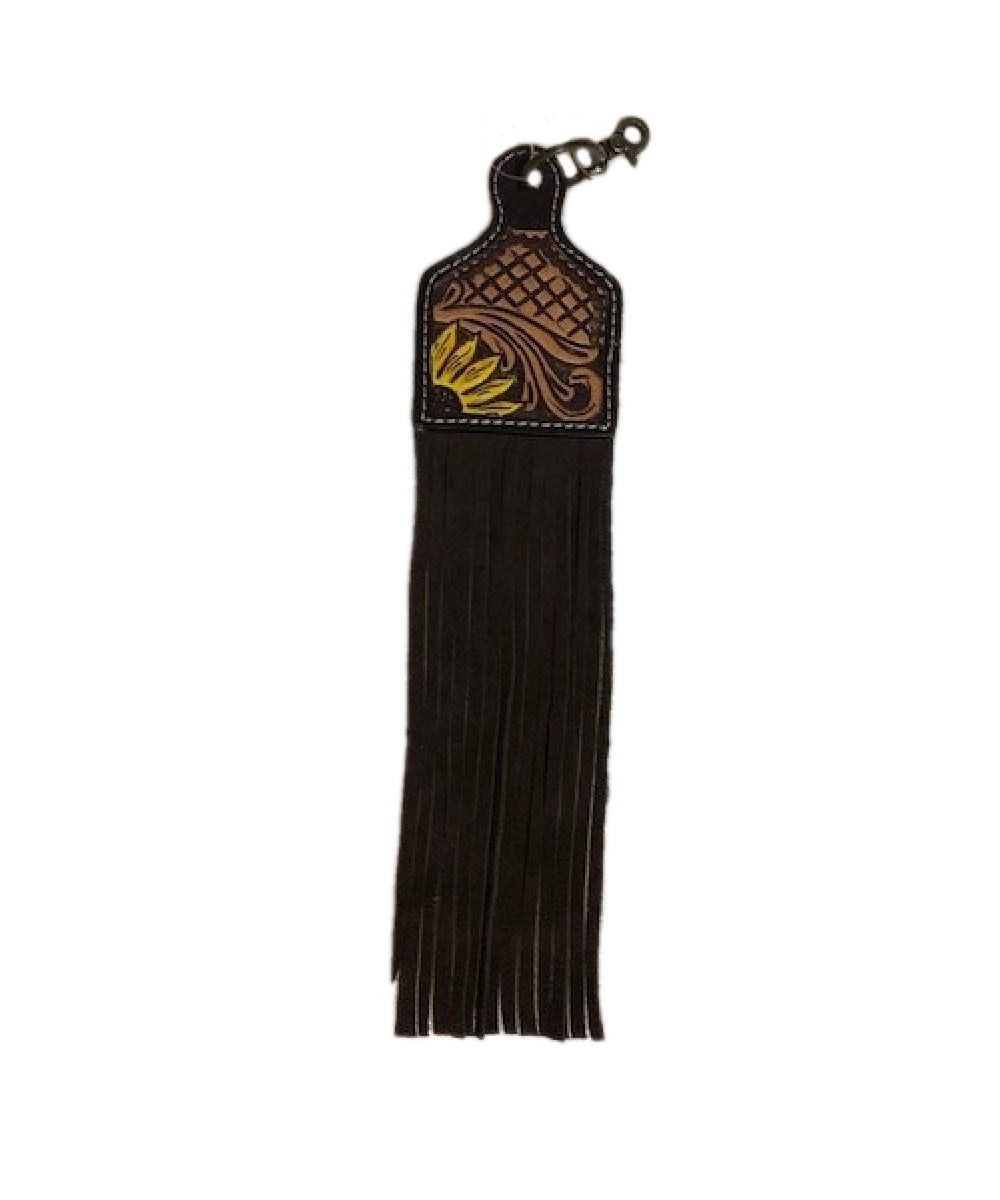 Rafter T Ranch Sunflower Saddle Charm- Style #SC104 ! desc :  ! caption :