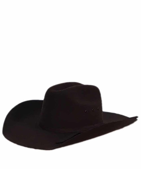 M&F Western Youth Twister Denver Wool Brown Western Hat- Style #T7213002 ! desc :  ! caption :