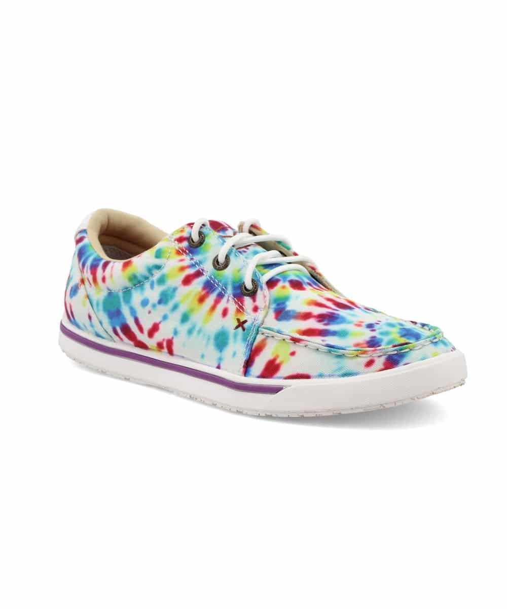 Twisted X Women's Tie Dye Kicks Shoe- Style #WCA0037 ! desc :  ! caption :