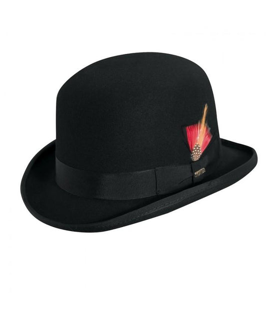 Dorfman Pacific Wool Felt Derby Bowler Hat- Style #WF506 ! desc :  ! caption :
