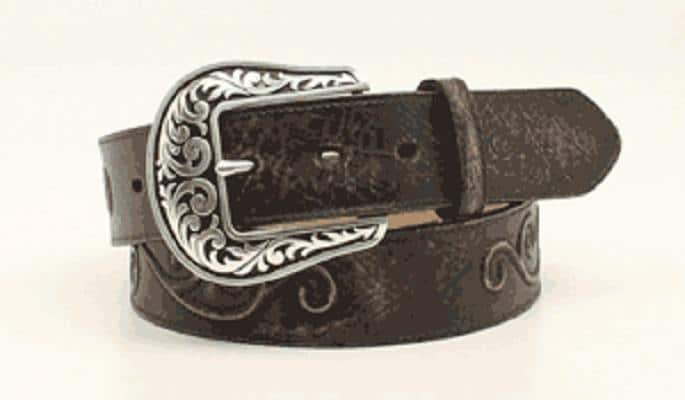 M&F Western Nocona Raised Scroll Design Belt- Style #N3499701