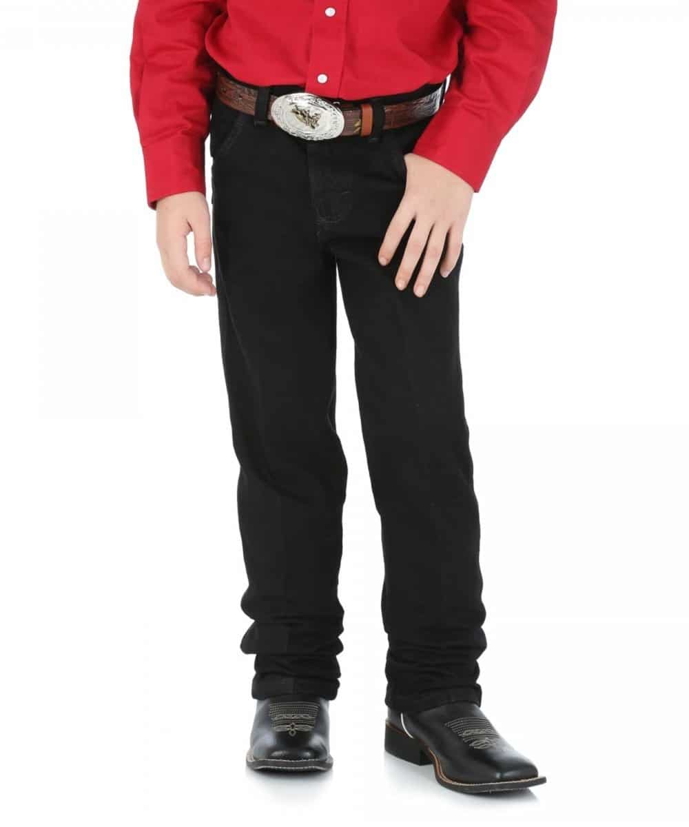 Wrangler Boys' Cowboy Cut Original Fit Black Jean- Style #13MWJBK