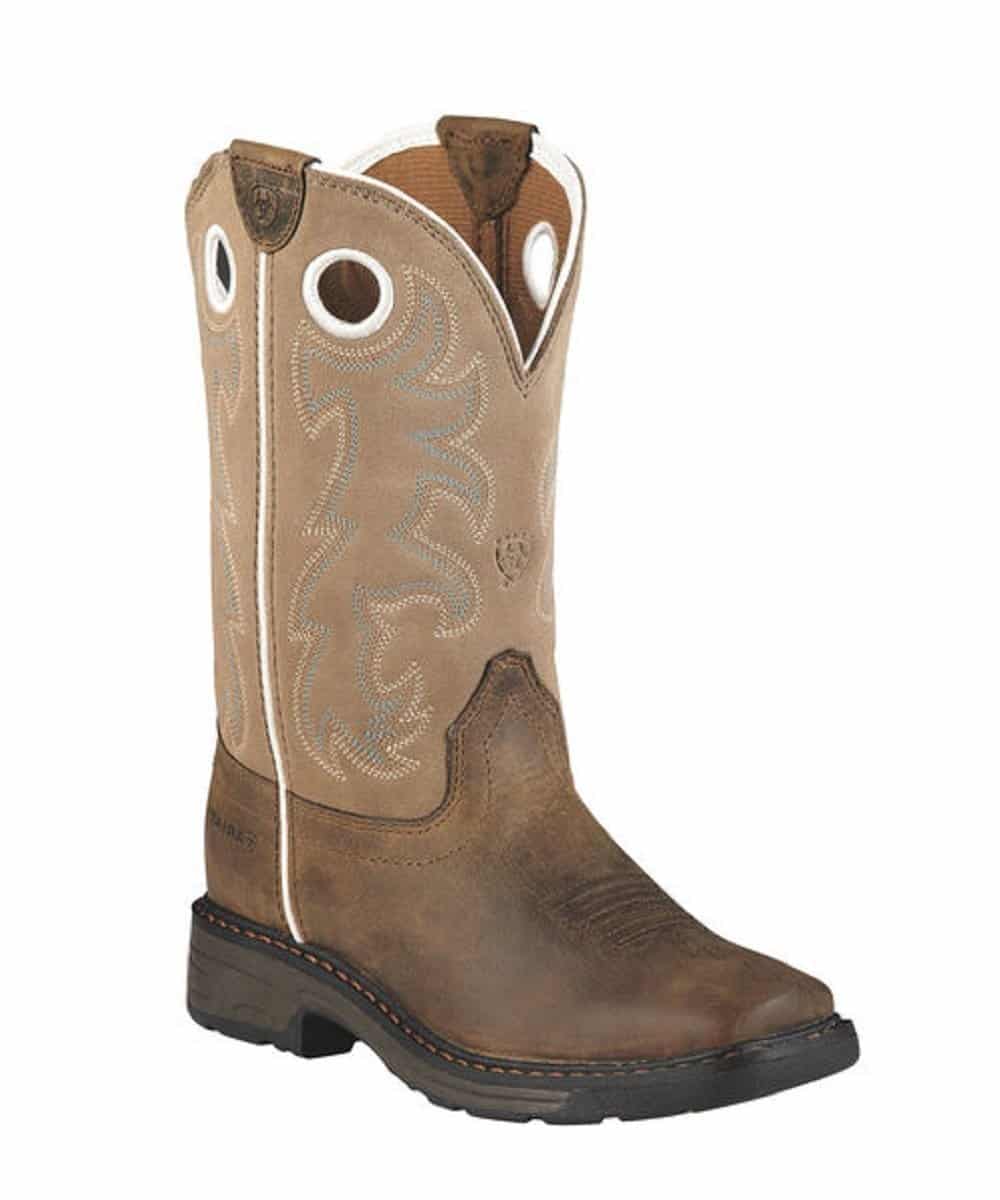 Ariat Kids' Workhog Square Toe Tall Boots- Style #10008644