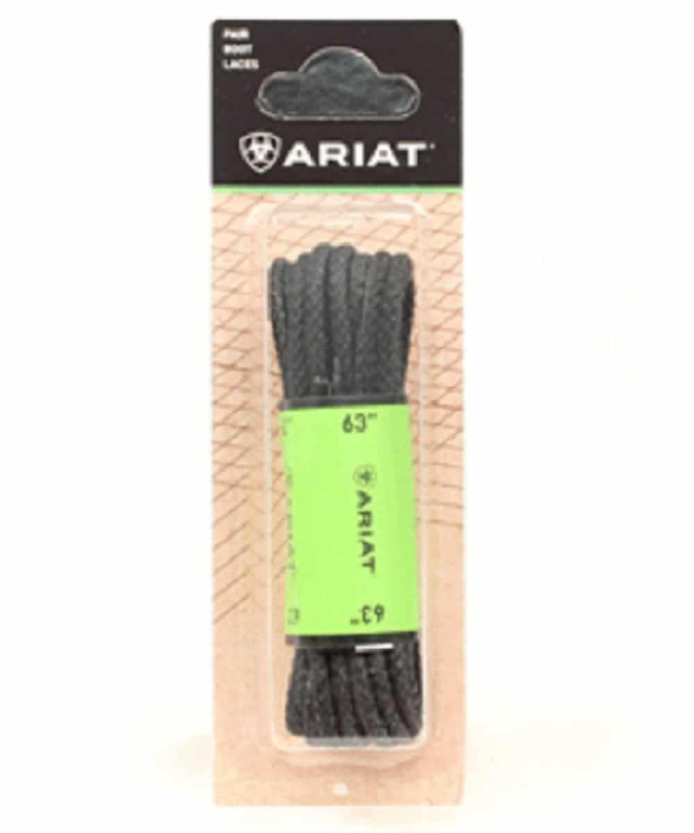 M&F Western Ariat Black Waxed 72" Boot Laces- Style #A2300601  72