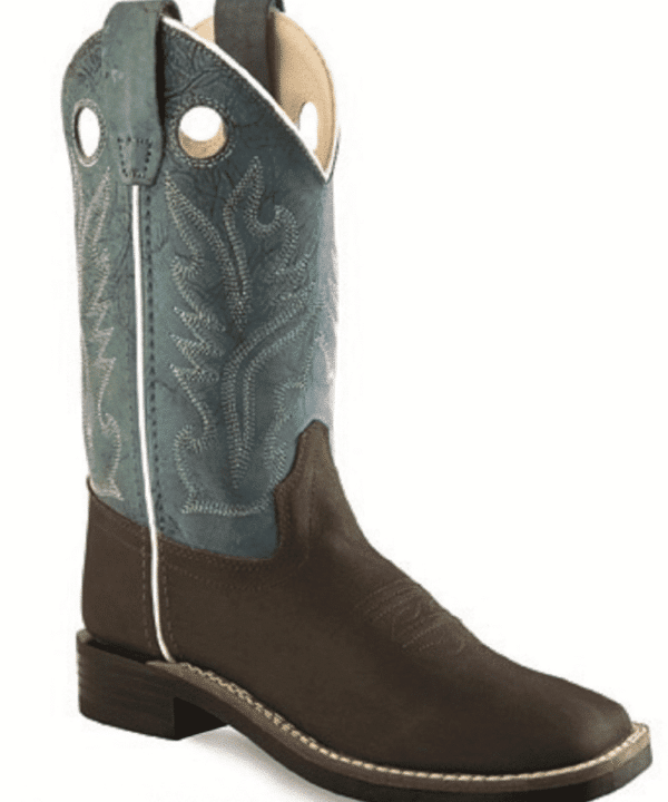 OLD WEST KIDS' YOUTH ULTRA FLEX SQUARE TOE BOOT- STYLE #BSY1884