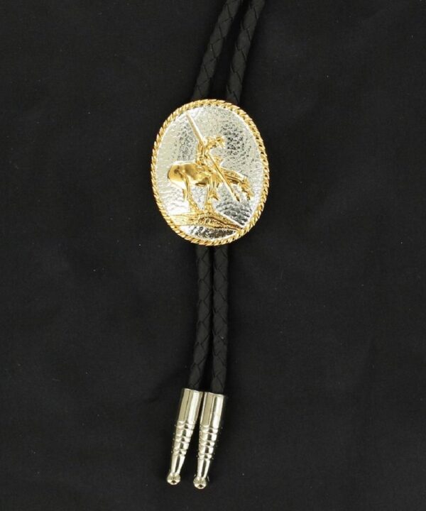 M&F Western Adult Double S End Of Trail Bolo Tie- Style #22275