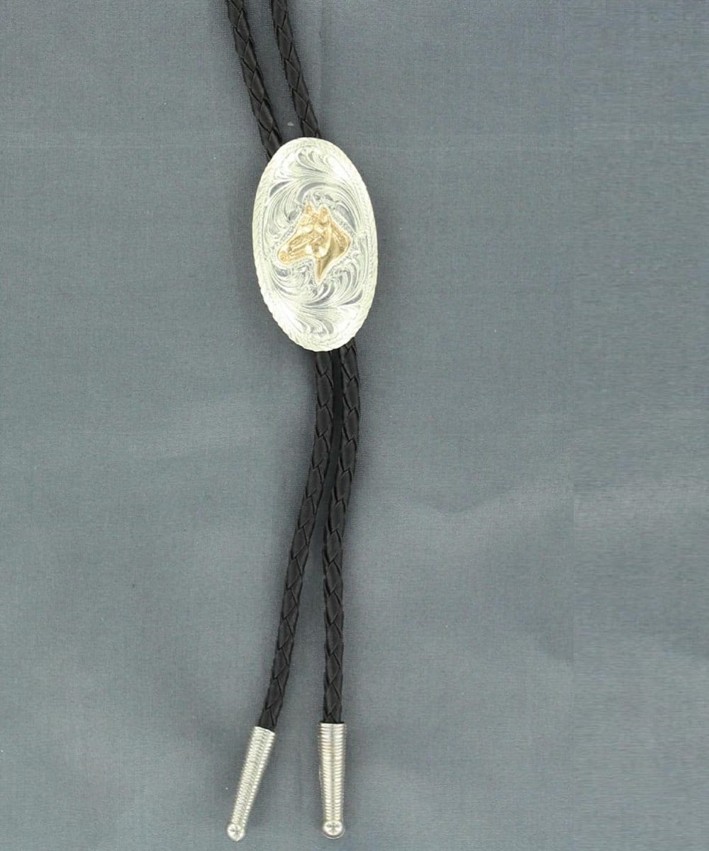 M&F Western Adult Double S Horsehead Bolo- Style #22152