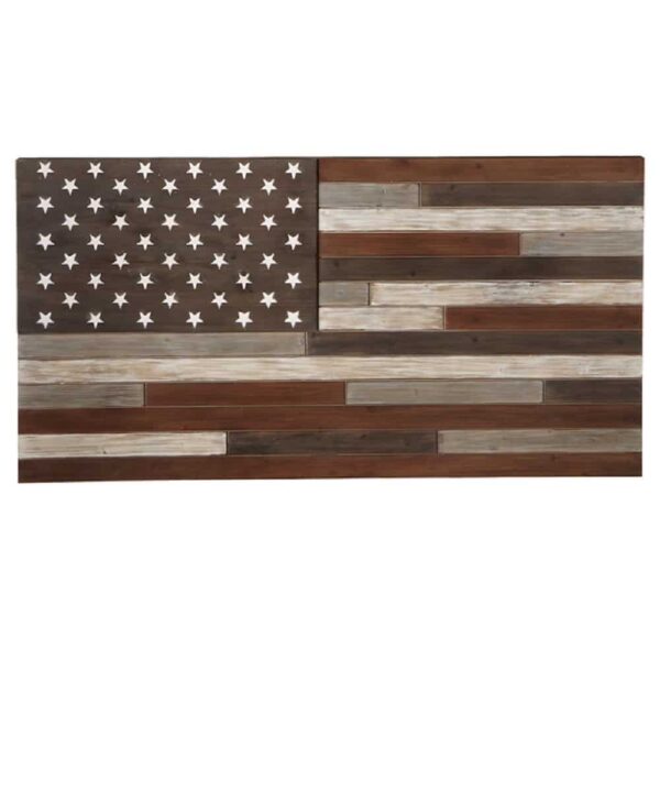 Midwest CBK Slat Wood American Flag Wall Art- Style #130616