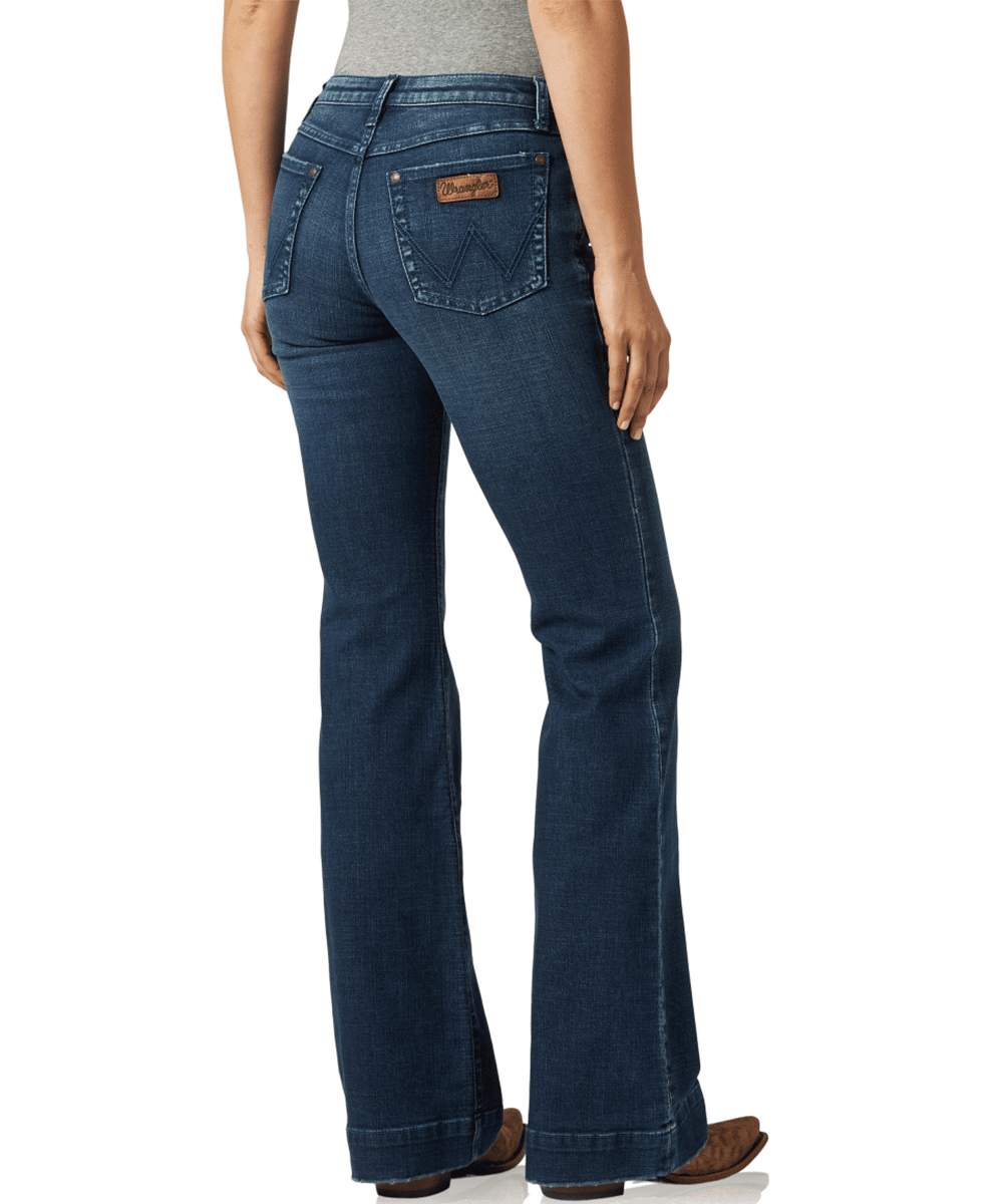 Wrangler Women's Mid Rise Retro Trouser Jean - Image 2