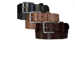 Gingerich Leather Men's Smooth Black Leather Gun Belt- Style #1001-18
