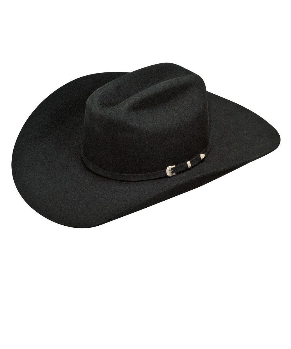 M&F Western Ariat 2X Wool Black Double S Hat- Style #A7520001