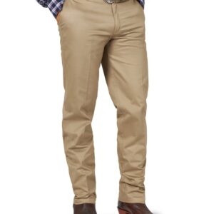 Wrangler Men's Casual Relaxed Fit Flat Front Khaki Pant- Style #00096KH