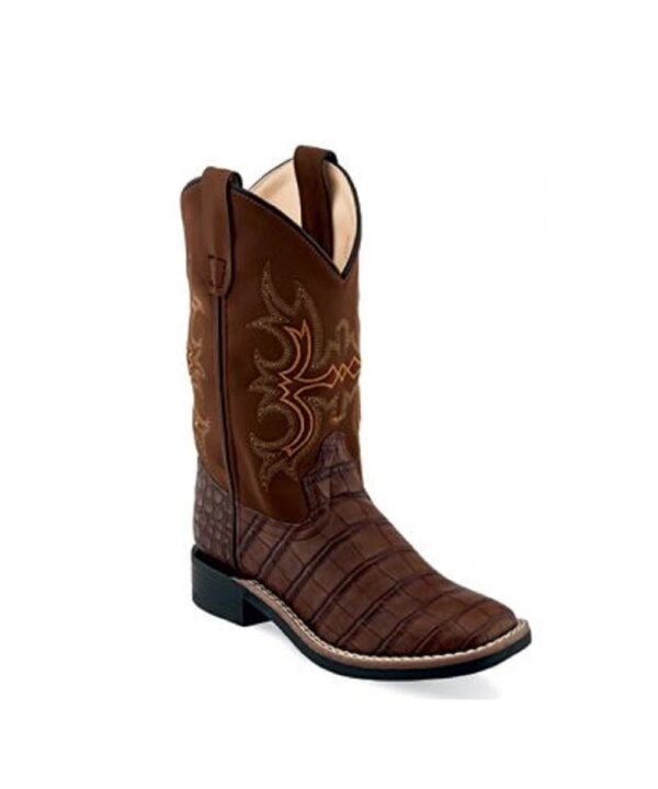 Old West Children's Faux Caiman Boot- Style #VB9156