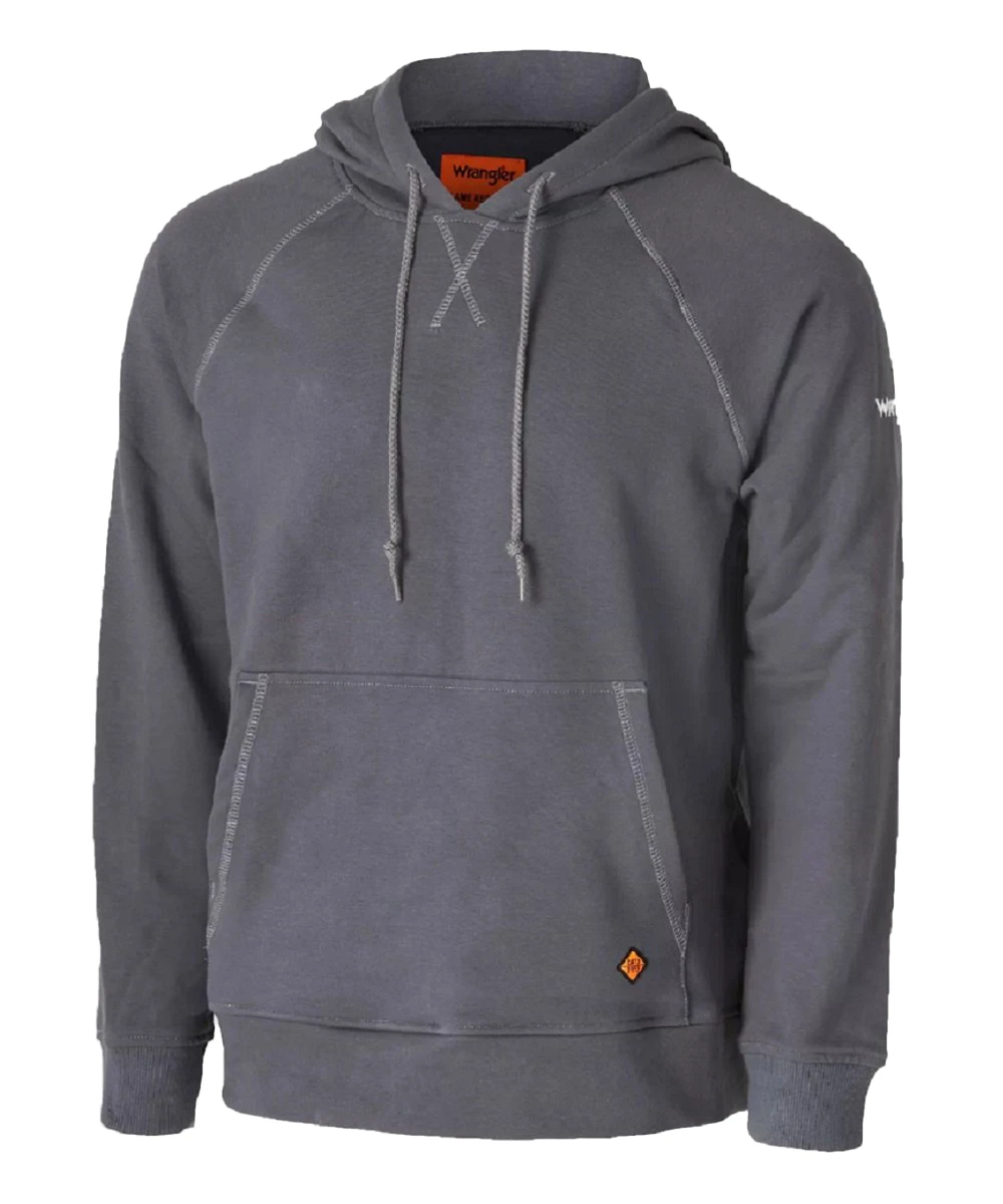 Wrangler Men's Flame Resistant Charcoal Hoodie- Style #FR171CH