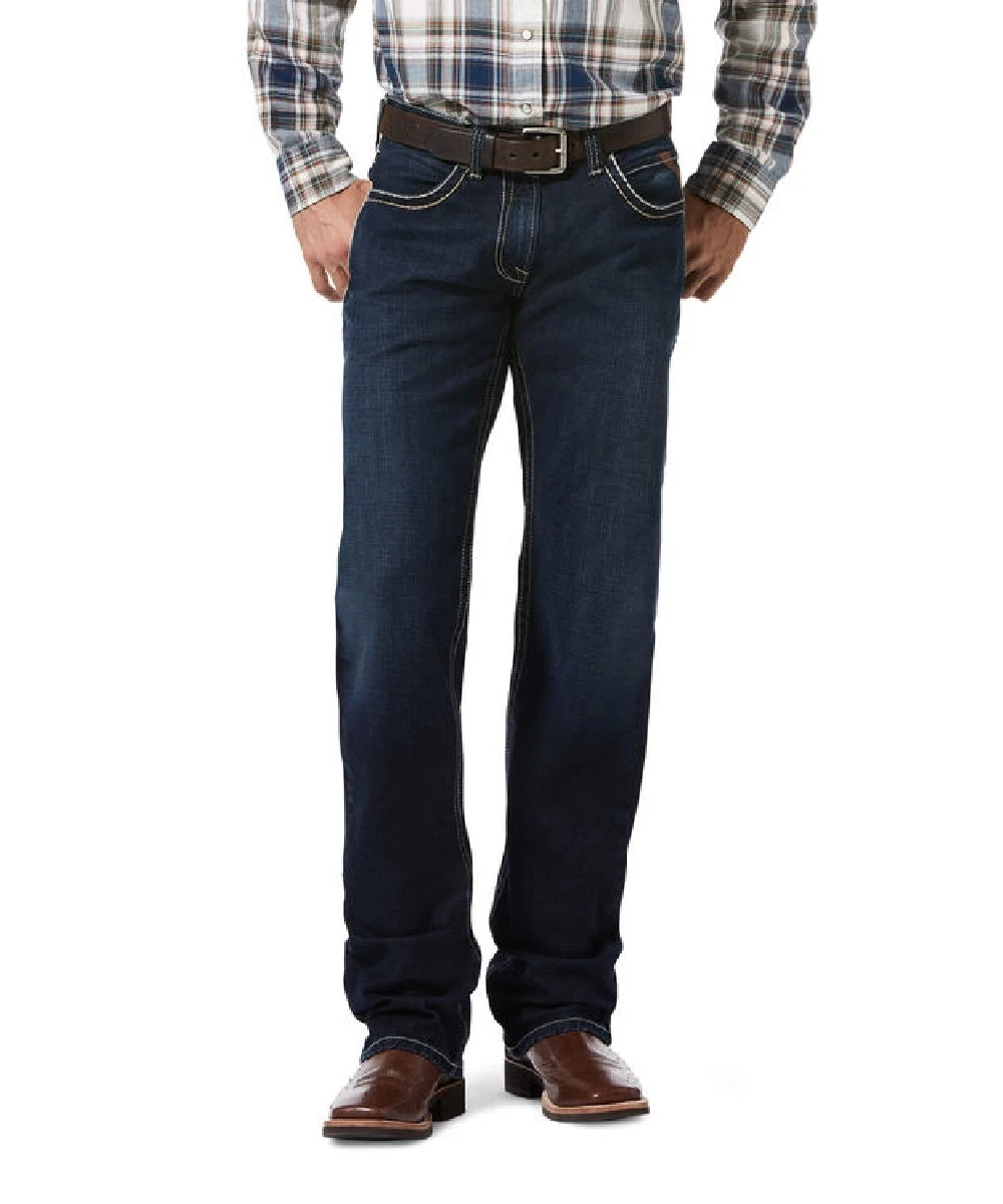 Ariat Men's M5 Slim Stretch Cliff Stackable Straight Leg Jean- Style #10033514