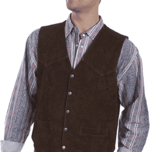 Scully Men's Leather Suede Brown Vest- Style #507SUEDE 262
