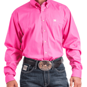 Cinch Men's Pink Button Down Shirt- Style #MTW1103320
