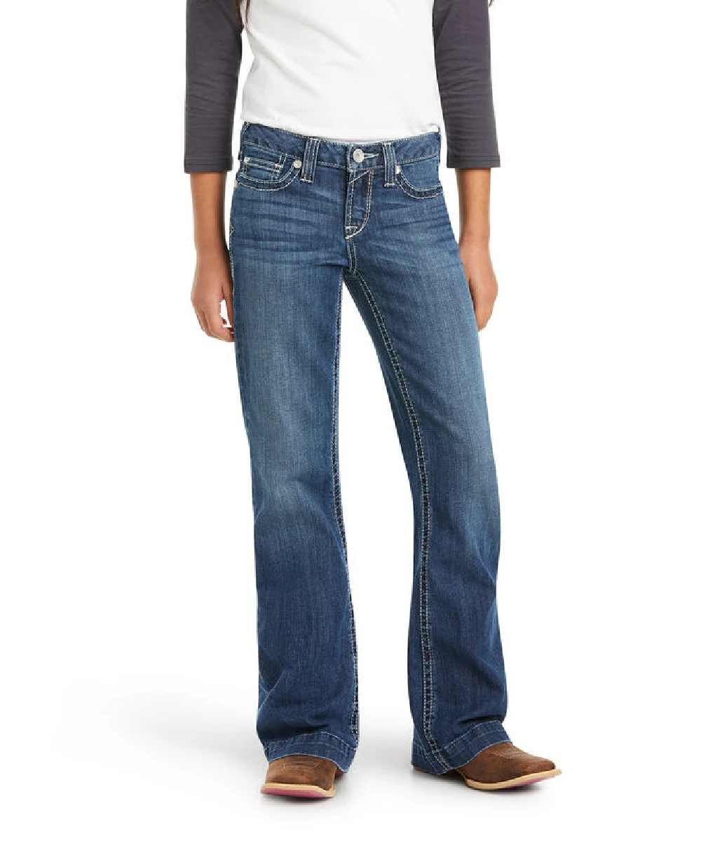 Ariat Girls' R.E.A.L. Charlotte Wide Jean- Style #10034669