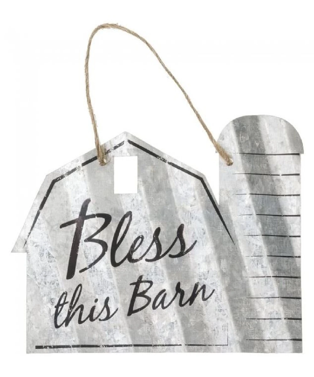 Bless This Barn Corrugated Metal Sign- Style #87-1451