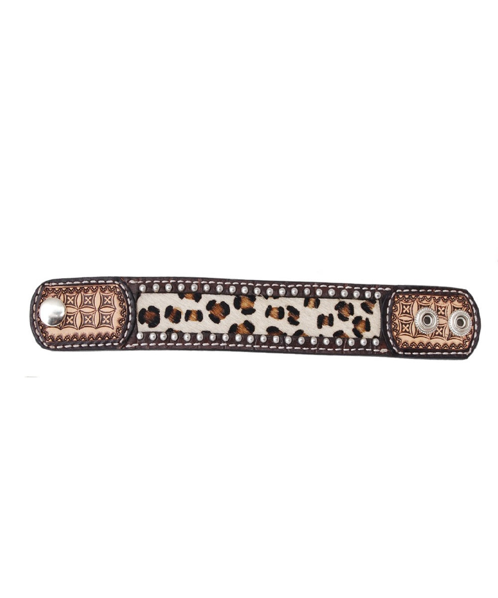 Rafter T Ranch Women's Leopard Print Cuff Bracelet- Style #RTC39