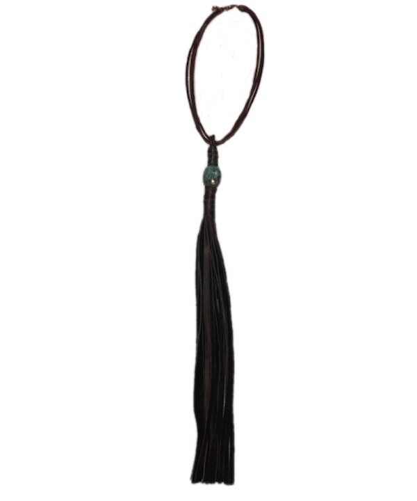 The Rowdy Cowgirl Women's Turquoise Stone Fringe Necklace- Style #FRINGE NECKLACE