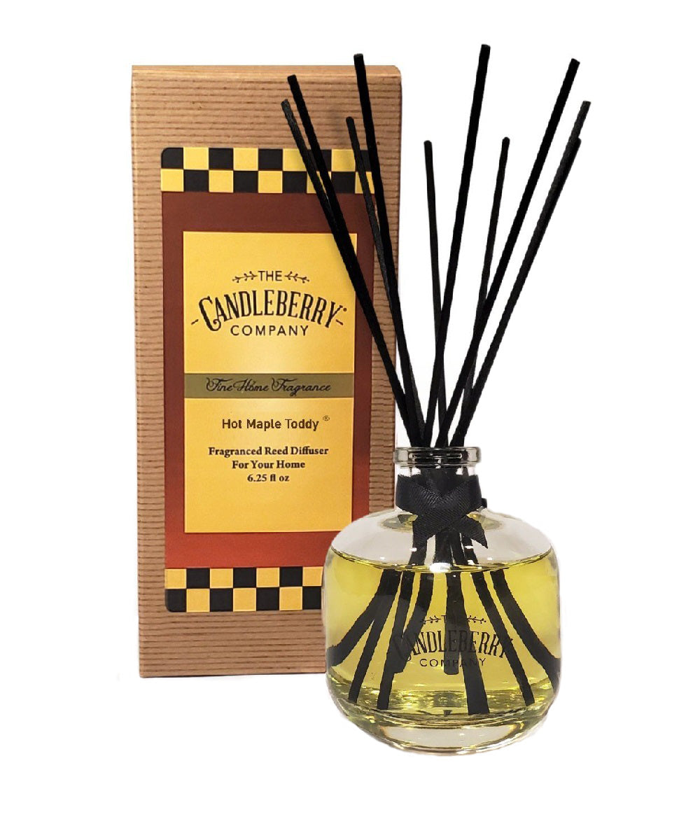 Candleberry Hot Maple Toddy 6.25 Oz Fragranced Reed Diffuser- Style #49102