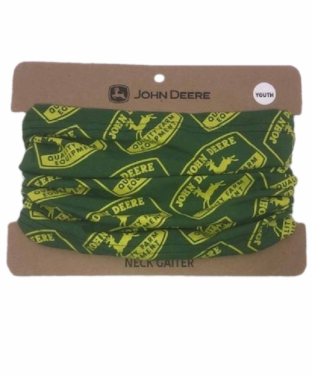John Deere Kids' Youth Logo Neck Gaiter- Style #75070800GR