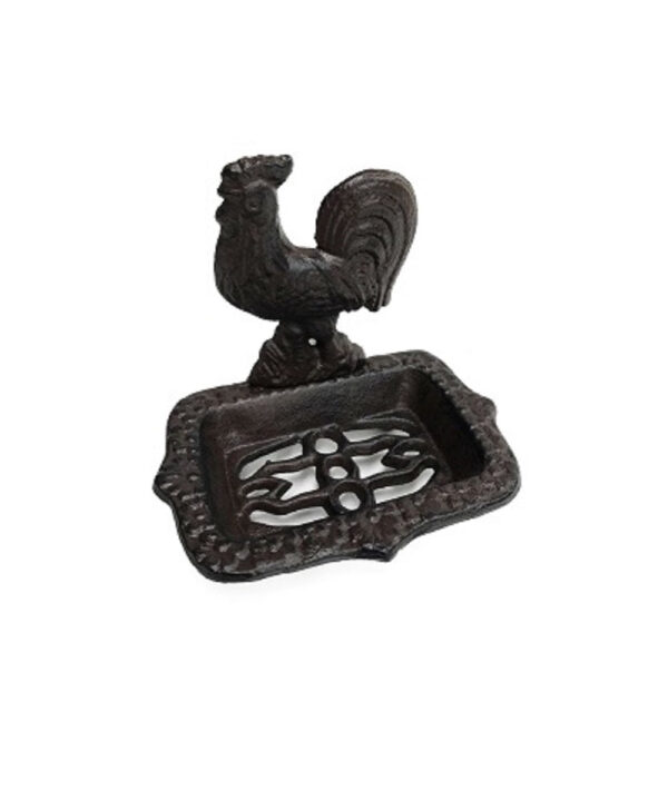 Wilco Home Cast Iron Rooster Soap Dish- Style #51022WILCO