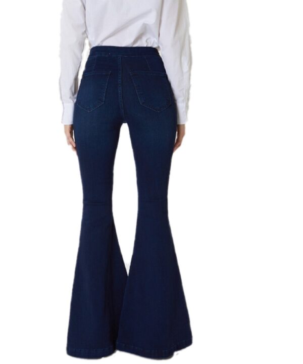 Kancan Women's High Rise Flare Jean- Style #KC6247ND