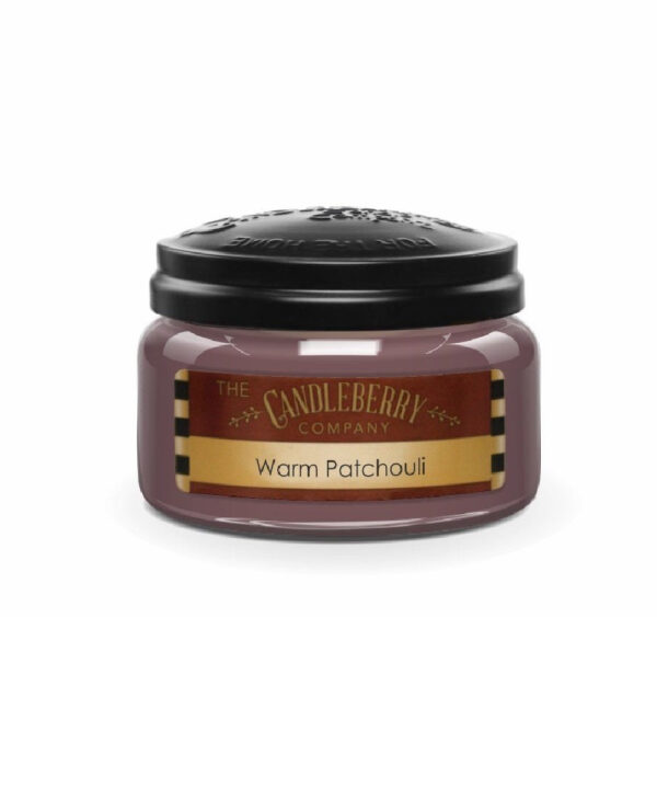 Candleberry Warm Patchouli Small Scented Candle Jar- Style #41135