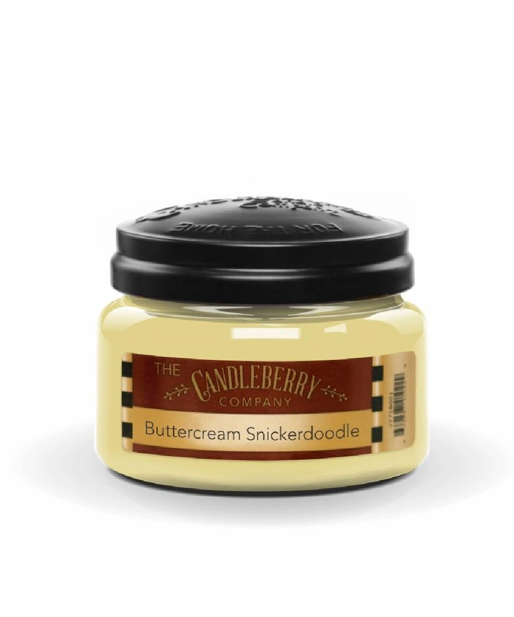 Candleberry Buttercream Snickerdoodle Small Scented Candle Jar- Style #41163