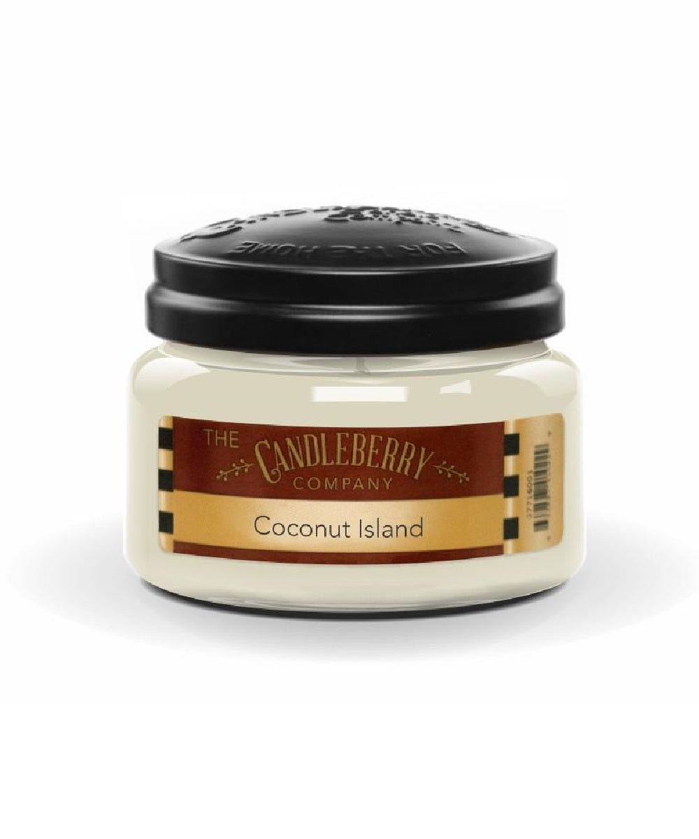 Candleberry Coconut Island Small Scented Candle Jar- Style #41912