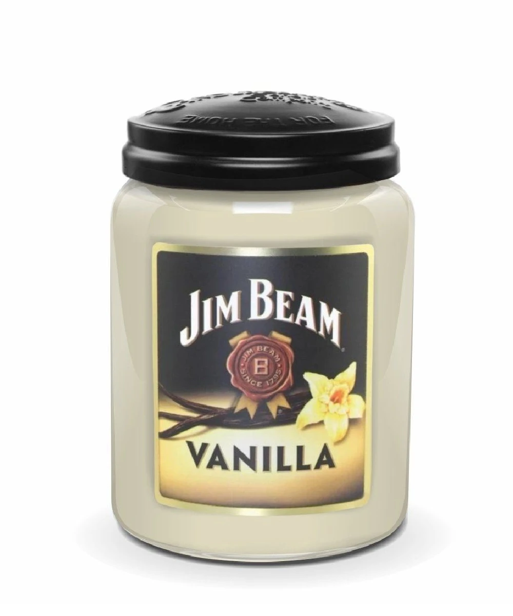 Candleberry Jim Beam Vanilla Large Scented Candle Jar- Style #90110