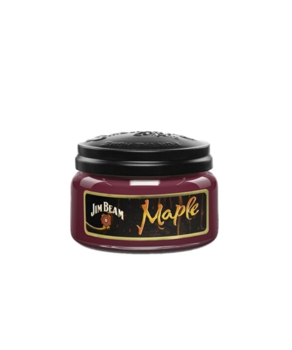 Candleberry Jim Beam Maple Small Scented Candle Jar- Style #91106
