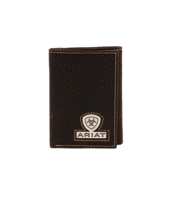 M&F Western Men's Ariat Logo Trifold Wallet- Style #A35468282