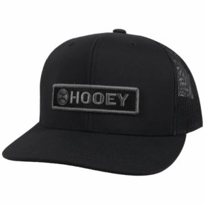 Hooey Lockup Black Trucker Cap- Style #2113T-­BK