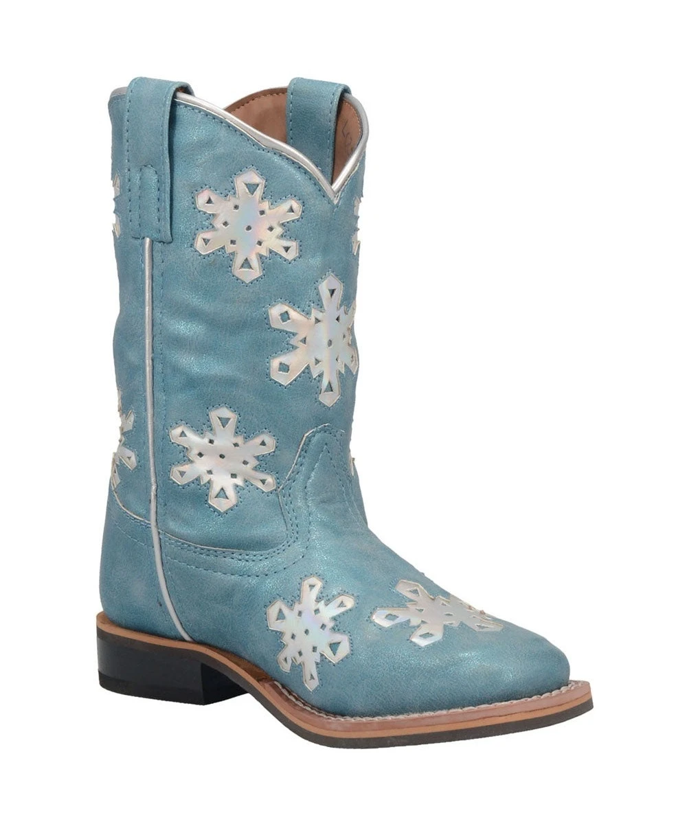 Laredo Girls' Snowflake Western Boot- Style #LC2548