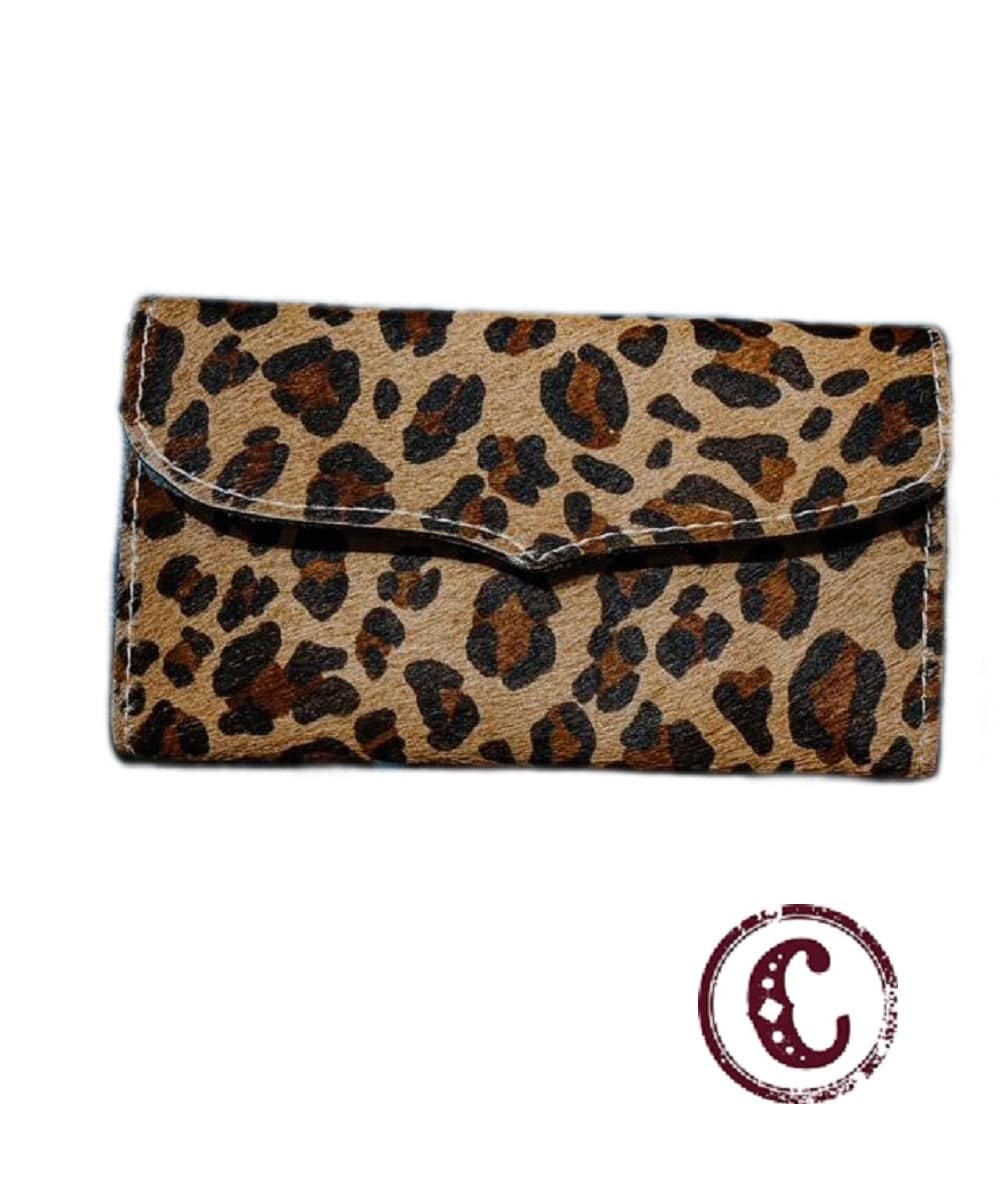The Whole Herd Women's Leopard Day Dreamin' Wallet Clutch- Style #L1024- LEOPARD